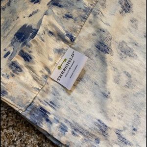 Threshold Blue Ikat Shower Curtain